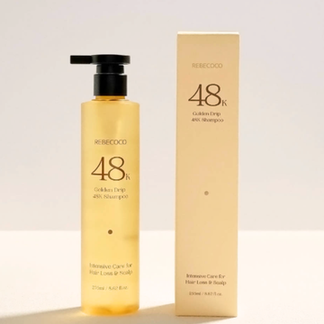 (W)Golden Drip 48K Korean Scalp Shampoo | Deep Cleansing & Scalp Balance Care - 255ml