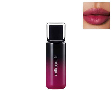 MILKTOUCH Black Peel Off Lip Tattoo - Long-Lasting Waterproof Lip Tint in Black Plum