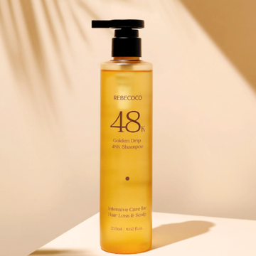 Golden Drip 48K Korean Scalp Shampoo | Deep Cleansing & Scalp Balance Care - 255ml