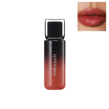 MILKTOUCH Black Peel Off Lip Tattoo - Waterproof Long-Lasting Matte Lip Tint in 04 Black Apricot