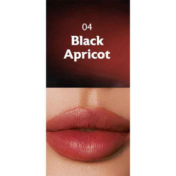 MILKTOUCH Black Peel Off Lip Tattoo - Waterproof Long-Lasting Matte Lip Tint in 04 Black Apricot