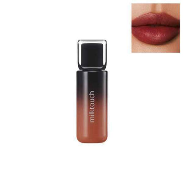 MILKTOUCH Black Peel Off Lip Tattoo - Long-Lasting Matte Waterproof Lip Tint in 05 Black Fig