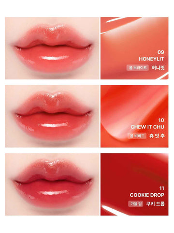 Lemiu Korean Lip Make up - Dewy Flow Vegan Moisture Tint ( 11 Colors) - 11.Cookie Drop