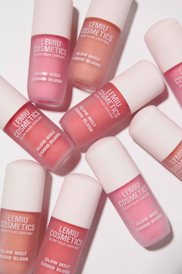 Lemiu Glow Melt Liquid Blush – Vegan,Korean makeup (3 colors)-02.Coral Glow