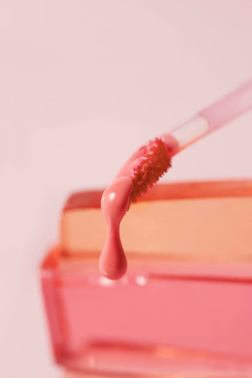 MILKTOUCH Jelly Fit Glow Lip Tint - Hydrating Lip Gloss with Long-Lasting Moisture, Color Stain, Lightweight Formula, Radiant Shine, Perfect for Daily Use, Glass Korean Lip (02 Peach on Top)