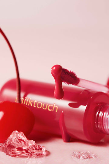 MILKTOUCH Jelly Fit Glow Lip Tint - Hydrating Lip Gloss with Long-Lasting Moisture, Color Stain, Lightweight Formula, Radiant Shine, Perfect for Daily Use, Korean Gloss Lip (06 Chericious)
