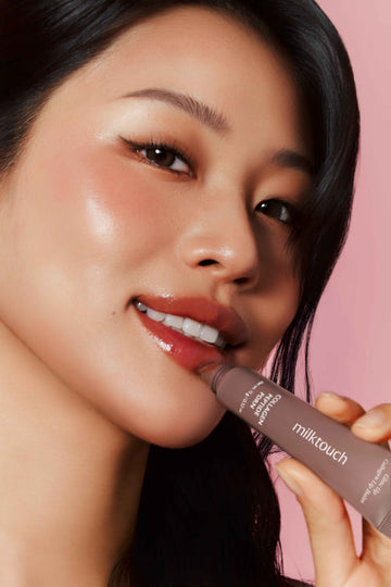 Milktouch Vegan Glow Up Collagen Lip Balm–Hydrating Lip Care with Collagen for Dry Lips Repair(15g) 04.Caramel Pudding