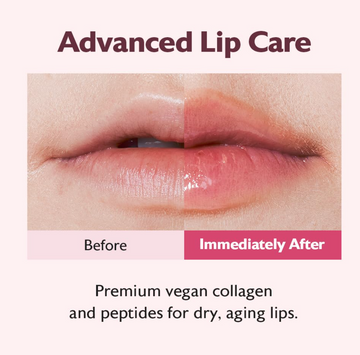 (W)Milktouch Vegan Glow Up Collagen Lip Balm–Hydrating Lip Care with Collagen for Dry Lips Repair(15g) 04.Caramel Pudding
