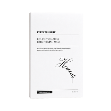 PerBeauHaute RE:Light Calming Brightening Cica Korean Mask Sheet (5 Sheets)