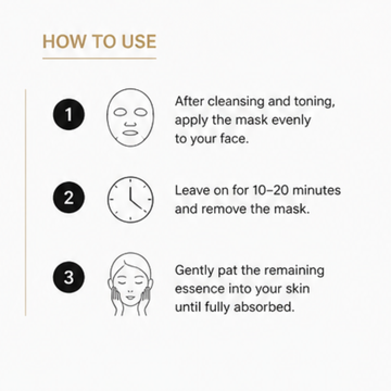 PerBeauHaute RE:Light Calming Brightening Cica Korean Mask Sheet (5 Sheets)