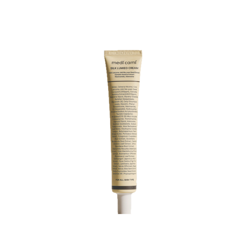 Medicami Silk Lumieo CICA Cream for Soothing, Redness & Skin Texture Improvement