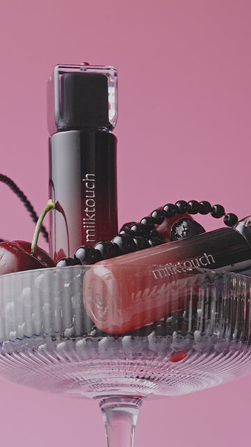 MILKTOUCH Black Peel Off Lip Tattoo - Long-Lasting Matte Waterproof Lip Tint in 05 Black Fig